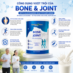 Sữa Bone & Joint With Glucosamin Healthycare 600gr