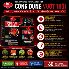Hỗ trợ tiền liệt tuyến OlympinLabs Prosplex For Men 60 viên