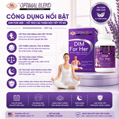 Hỗ trợ cải thiện nội tiết tố cho phụ nữ Olympian Labs Dim For Her 30 viên