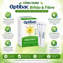 Thực phẩm bảo vệ sức khoẻ Optibac Bifido&Fiber 30 sachets