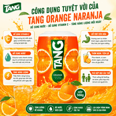 Bột pha nước cam Tang Orange Naranja Mỹ tốt cho sức khỏe hộp 566g