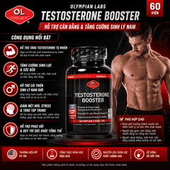 Olympian Labs Testosterone Booster - Hỗ trợ cân bằng và tăng cường sinh lý nam 60 viên