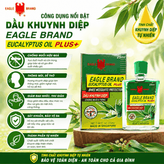 Dầu Khuynh Diệp Chống Muỗi Eagle Brand Plus+ 25ml