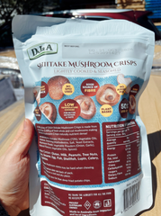 Nấm Hương Sấy Giòn DJ&A Shiitake Mushroom Crisps 300g snack ăn vặt heatthy lành mạnh từ nấm thật