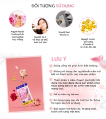 Viên uống bổ sung tinh dầu hoa hồng DHC Bulgarian Rose 30 ngày giúp thơm cơ thể 60 viên