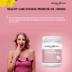 Tinh dầu hoa anh thảo Evening Primrose Oil Healthy Care 1000mg cân bằng nội tiết tố nữ 200 viên