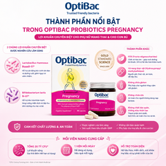 Lợi khuẩn Optibac Probiotics Pregnancy cho phụ nữ mang thai và cho con bú 30 viên