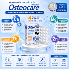 Vitabiotics Osteocare Calcium Magnesium Vitamin D Zinc 30tables