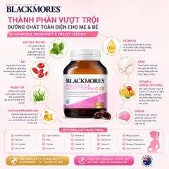 Viên uống bổ sung vitamin tổng hợp cho bà bầu Blackmores pregnancy and breast-feeding gold 60 viên