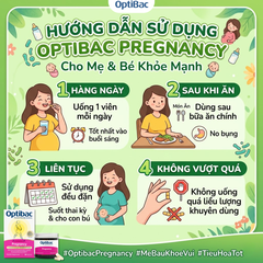 Lợi khuẩn Optibac Probiotics Pregnancy cho phụ nữ mang thai và cho con bú 30 viên