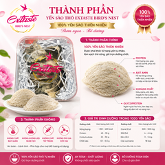 Yến sào thô Extaste Brid’s Nest 100gr thơm ngon bổ dưỡng
