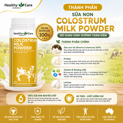Sữa non Colostrum Milk Powder Healthy Care bổ sung dinh dưỡng hộp 300g