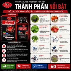 Hỗ trợ tiền liệt tuyến OlympinLabs Prosplex For Men 60 viên