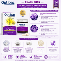 Lợi khuẩn Optibac Probiotics For Women dành cho phụ nữ 14 viên