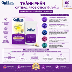 Lợi khuẩn Optibac Probiotics For Women dành cho phụ nữ 90 viên