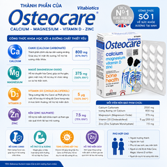 Vitabiotics Osteocare Calcium Magnesium Vitamin D Zinc 30tables