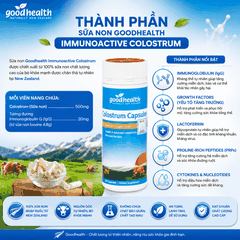 Sữa non dạng viên Goodhealth Immunoactive Colostrum
