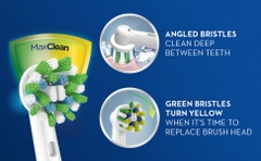 Bộ 5 đầu bàn chải thay thế bàn chải điện oralb brush heads cross action