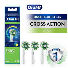 Bộ 3 đầu bàn chải điện oral-b thay thế 3 brush heads cross action nội địa Úc