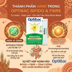 Thực phẩm bảo vệ sức khoẻ Optibac Bifido&Fiber 30 sachets