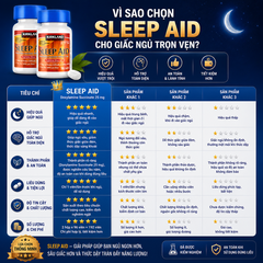 Ngủ ngon kirkland signature sleep aid 2 hộp x 96 viên