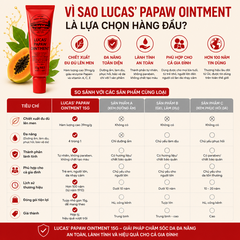 Kem đa năng Lucas' Papaw Ointment 15g chiết xuất đu đủ
