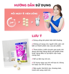 Viên uống bổ sung collagen DHC Nhật Bản 90 ngày hỗ trợ tăng khả năng đàn hồi của da, căng mịn 540 viên