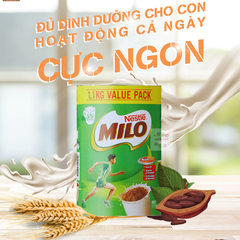 Sữa Nestle Milo Úc bổ sung dinh dưỡng cho bé phát triển tối ưu hộp 1.1kg