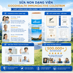 Sữa non dạng viên Goodhealth Immunoactive Colostrum