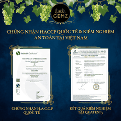 Nho khô nguyên cành Úc Little Gemz Sweet Globe Dried Table Grape Cluster 1kg