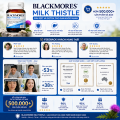 Thải độc gan blackmores milk thislte 42 viên - giải độc và detox cho gan khỏe mạnh
