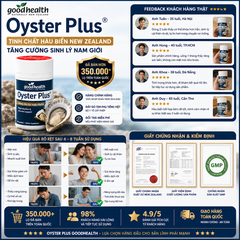 Tinh chất hàu biển Oyster Plus Goodhealth tăng cường sức khỏe sinh lý nam giới 60 viên