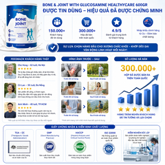 Sữa Bone & Joint With Glucosamin Healthycare 600gr