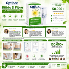 Thực phẩm bảo vệ sức khoẻ Optibac Bifido&Fiber 30 sachets