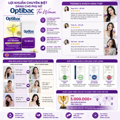 Lợi khuẩn Optibac Probiotics For Women dành cho phụ nữ 90 viên