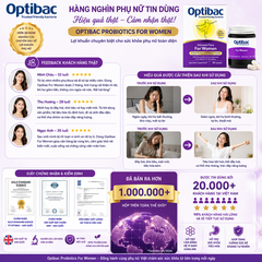 Lợi khuẩn Optibac Probiotics For Women dành cho phụ nữ 30 viên