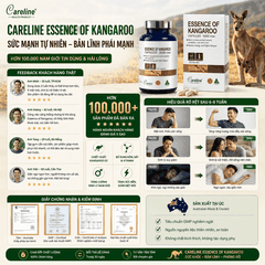 Careline Essence Of Kangaroo 200 viên - Hỗ trợ tăng cường sức khỏe nam giới 60 viên