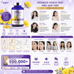 Tinh dầu hoa anh thảo ép lạnh Careline Evening Primrose Oil 1000mg 60 viên