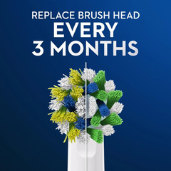 Bộ 3 đầu bàn chải điện oral-b thay thế 3 brush heads cross action nội địa Úc