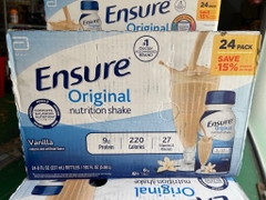Sữa Ensure nước Original Nutrition Shake của Mỹ chai 237ml - Mã thùng 24 chai