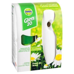 Máy lọc không khí tự động diệt khuẩn dettol glen 20 freshmatic refill fresh air scent 174g mini