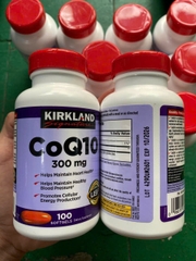 Viên uống coq10 300mg kirkland signature hỗ trợ sức khỏe tim mạch hộp 100 viên