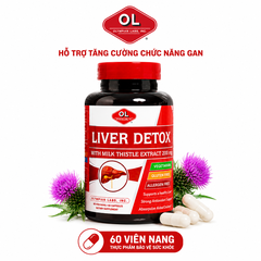 Hỗ trợ tăng cường chức năng gan Olympian Labs Liver detox hộp 60 viên