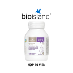 Viên nhai bioisland lysine tăng chiều cao cho trẻ từ 6 tuổi trở lên hộp 60 viên