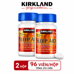 Ngủ ngon kirkland signature sleep aid 2 hộp x 96 viên