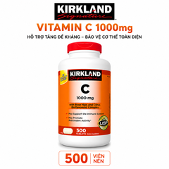 Vitamin C 1000mg Kirkland Signature hỗ trợ tăng đề kháng hộp 500 viên