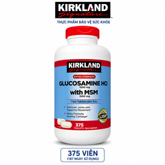 Thực phẩm bảo vệ sức khỏe Signature Glucosamine HCL With MSM hỗ trợ xương khớp hộp 375 viên