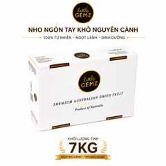 Nho Ngón Tay khô nguyên cành Little Gemz Sweet Sapphire Dried Grapes Clusters 7kg