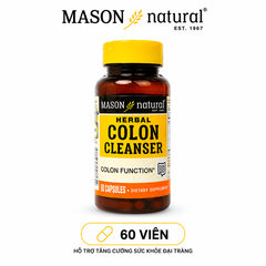 Mason Natural Colon Cleanser hộp 60 viên Hỗ trợ tăng cường sức khỏe đại tràng 60 viên