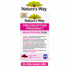 Nature's Way PreConception Pregnancy Breastfeeding Plus - Bổ sung vitamin tổng hợp cho bà bầu